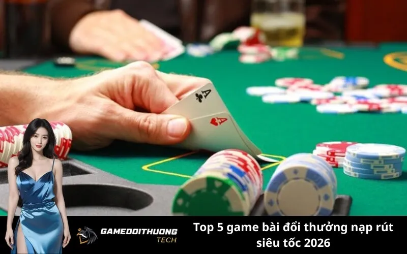 Top 5 game bài đổi thưởng nạp rút siêu tốc 2026